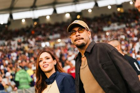 Bruna Biancardi e Neymar no Maracanã para o NFL Rio Game 2026