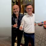 Helicóptero com Rick e Bruno Avelar: buscas continuam em SC com cães e drones