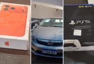 Leilão da Receita tem iPhone, PS5 e carros com lances a partir de R$ 554