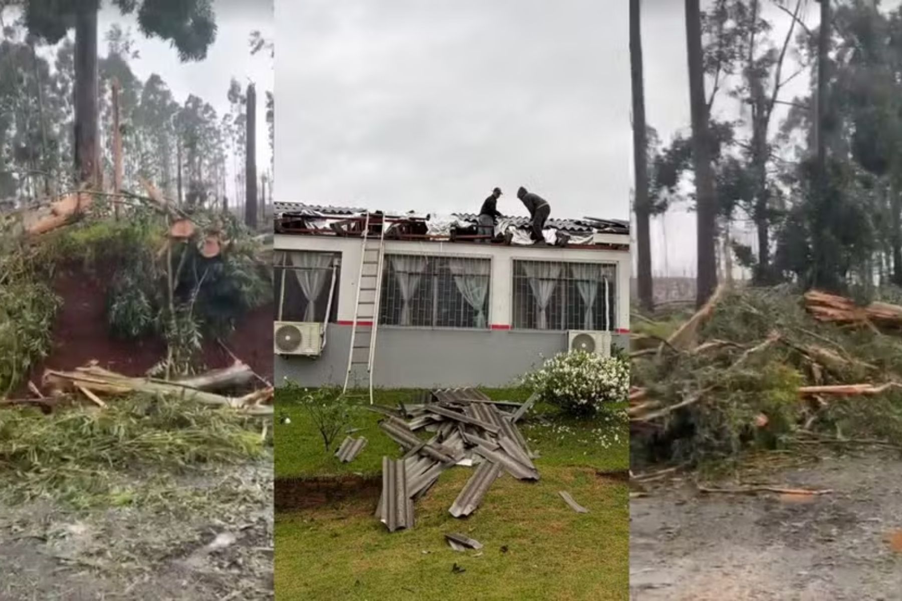 Dois tornados atingem o Paraná em menos de 24 horas; veja estragos