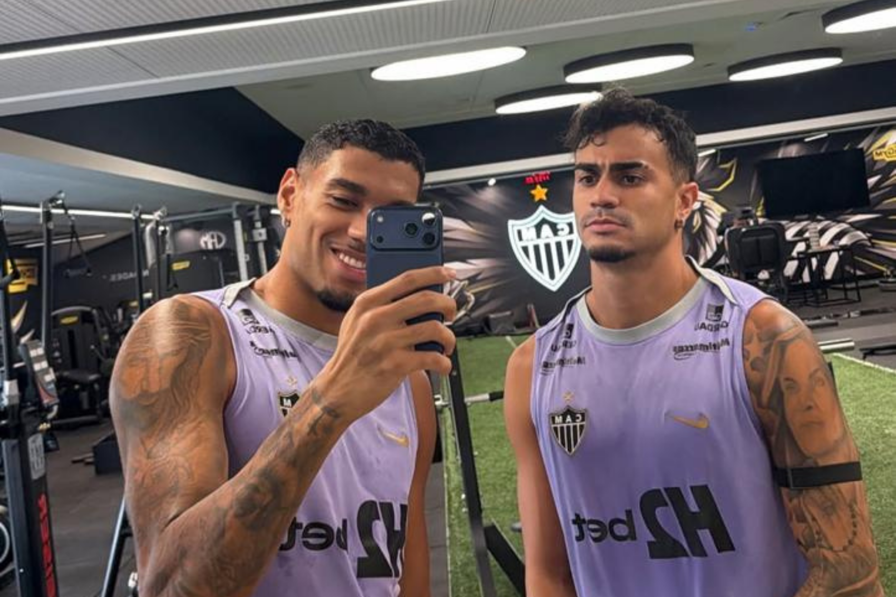 Dupla do Atlético abdica de folga na Data Fifa e segue recuperação na Cidade do Galo