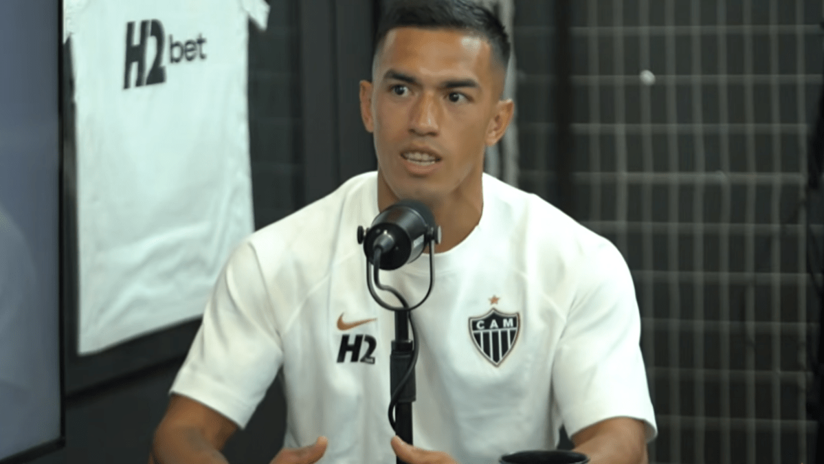 Tomás Cuello revela atitude de 'Barba' para virada do Atlético: 'Foi um diferencial'
