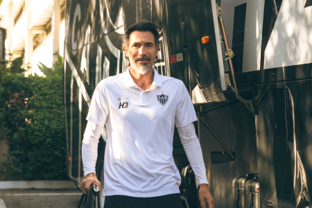 Eduardo Domínguez, técnico do Atlético