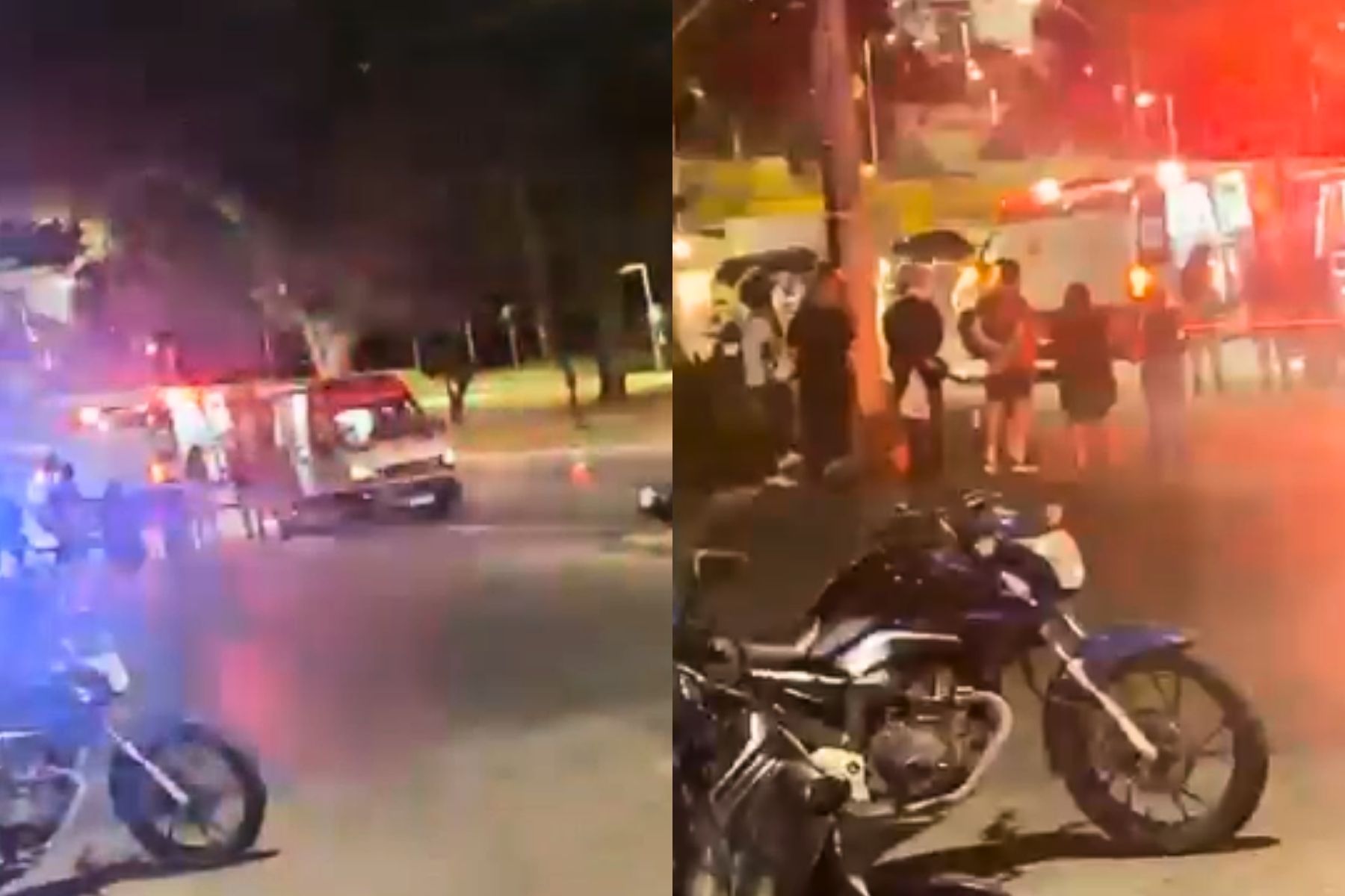 Vídeo: motociclista morre após bater em outra moto na Av. José Cândido da Silveira, em BH