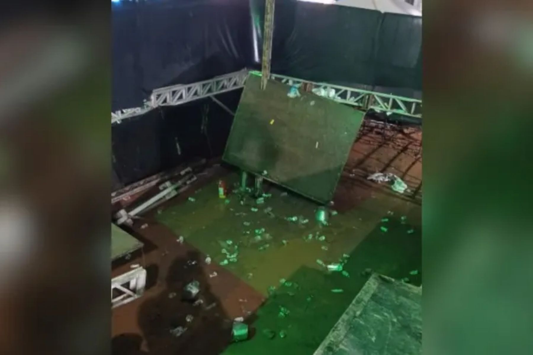 Camarote desaba em festa de rodeio no interior de SP e mais de 20 pessoas ficam feridas