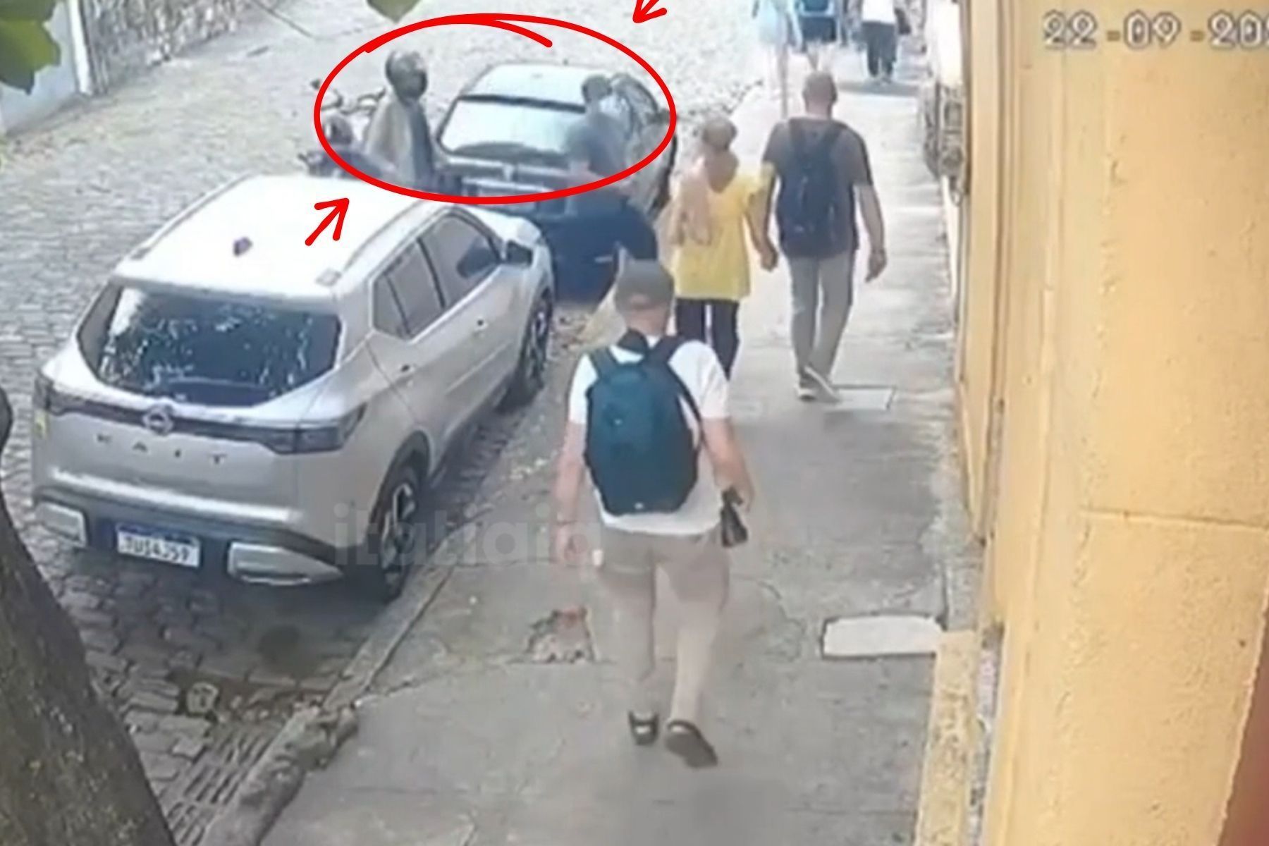 Turista alemão fica ferido após reagir a tentativa de assalto no RJ; veja vídeo