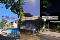 Pais de alunos espalham faixas em BH e declaram apoio a professores de escolas particulares