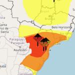 Alerta vermelho de tempestade: vejas as cidades de SP em risco