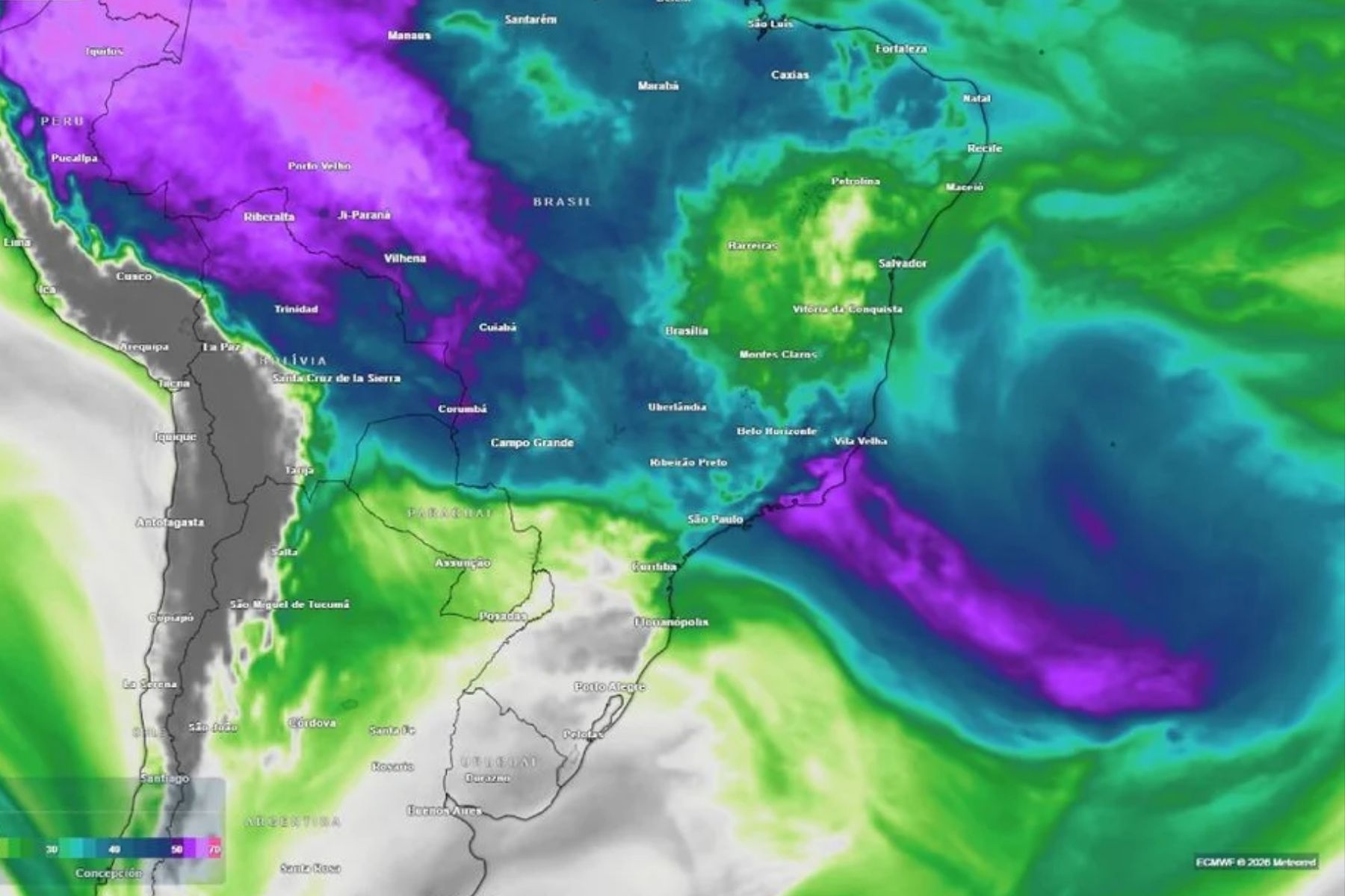 Previsão do tempo: frente fria traz alerta de tempestades e granizo para o Sudeste