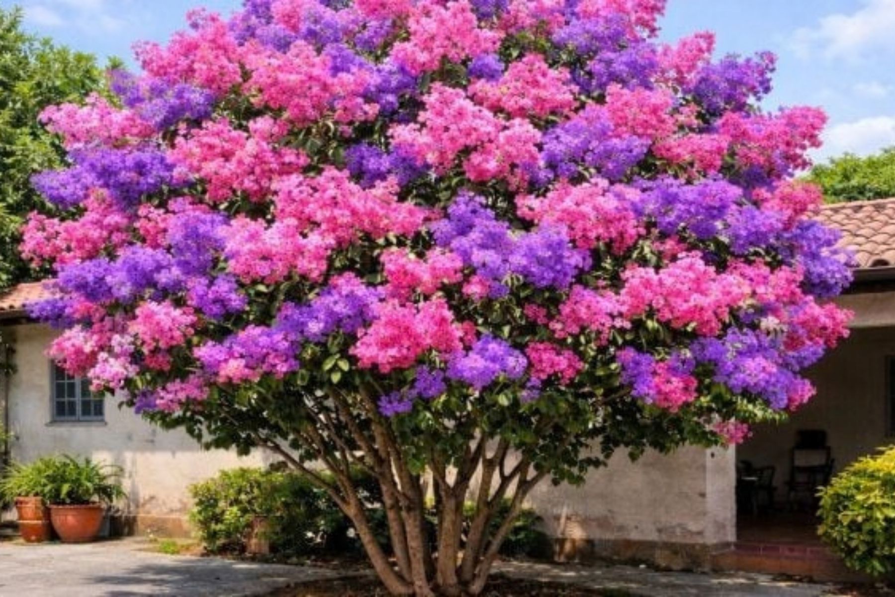 Conheça a murta-chinesa, árvore que floresce 120 dias por ano, exige poucos cuidados