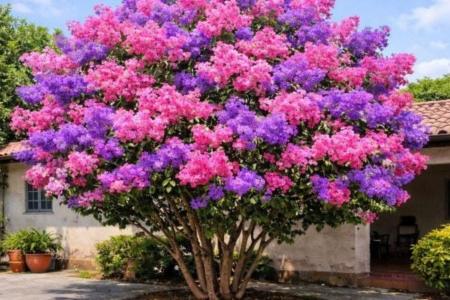 Conheça a murta-chinesa, árvore que floresce 120 dias por ano, exige poucos cuidados