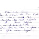 Mulher em cárcere privado pede ajuda enviando bilhete à escola do filho