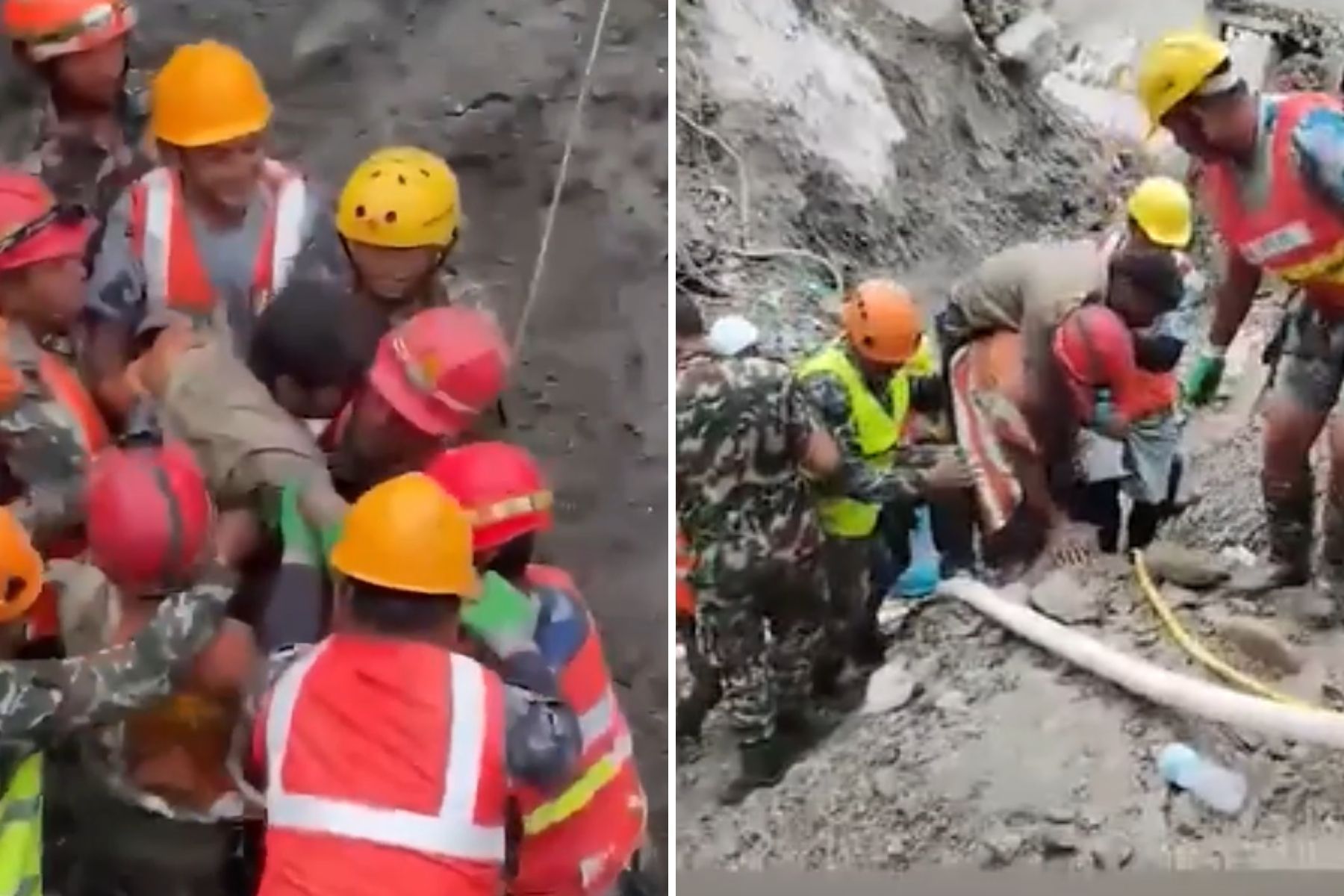 Vídeo: trabalhadores são resgatados de túnel mais de uma semana após enchente no Nepal