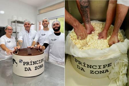 'Príncipe da Zona': Super Queijo tipo cheddar de 50 kg é produzido neste 7 de Setembro