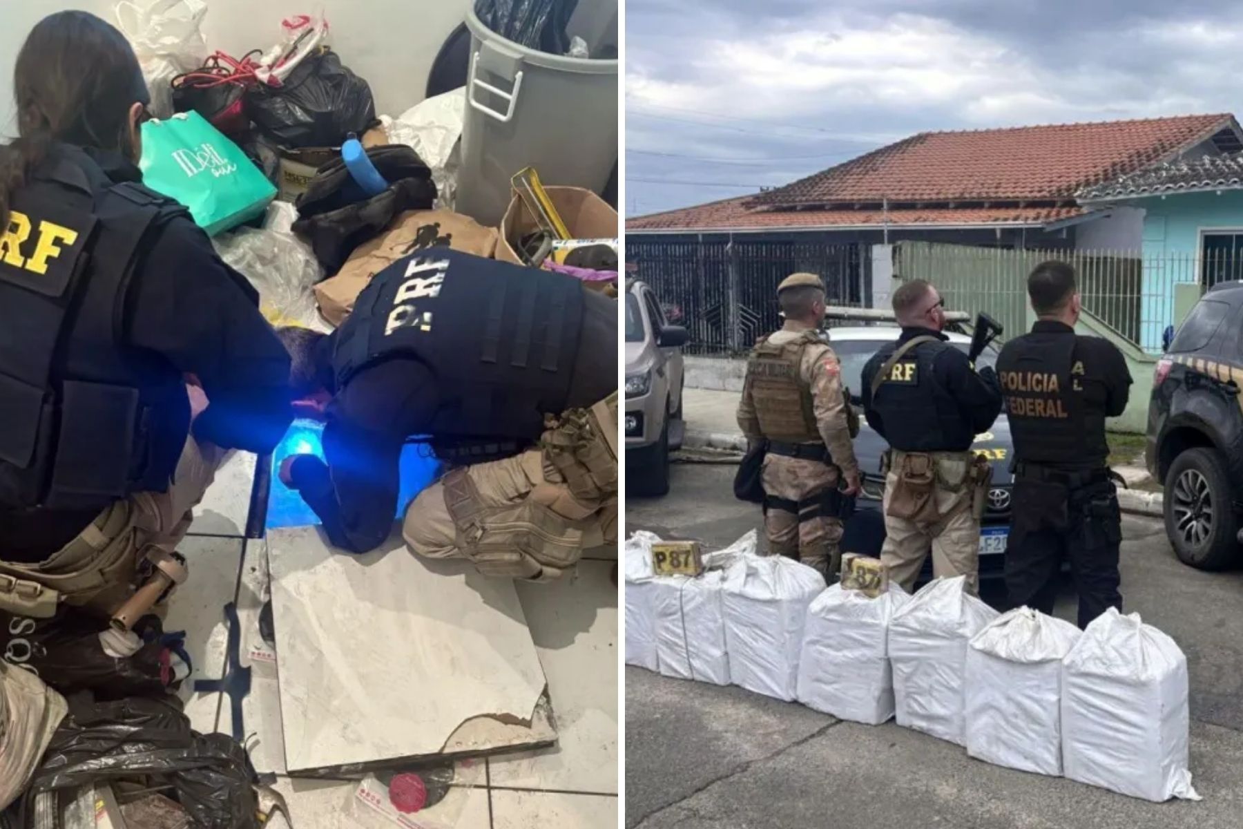 Homem é preso com cocaína em depósito subterrâneo, em Itajaí-SC