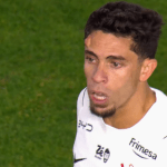 Libertadores: zagueiro do Corinthians fica com ‘galo’ na cabeça após disputa e reage