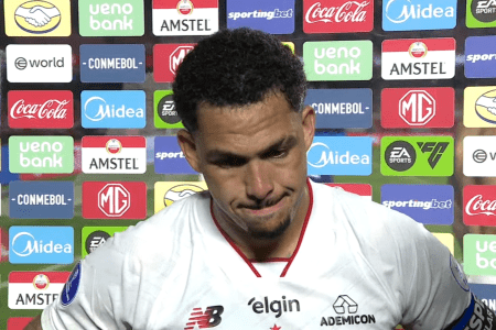 Luciano após eliminação do São Paulo na Sul-Americana