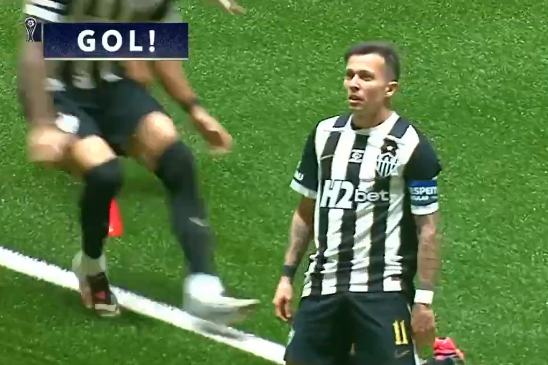 Atlético x Santos: Bernard marca o gol mais rápido da história da Arena MRV