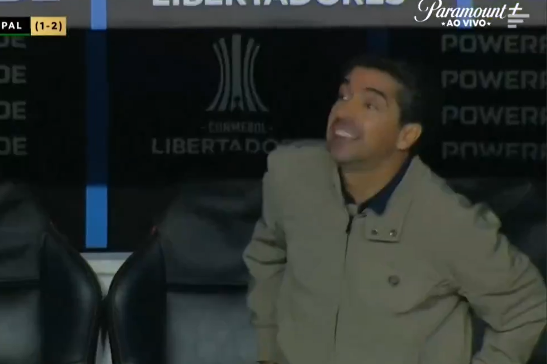 LDU x Palmeiras: Abel Ferreira é expulso após reclamação na Libertadores