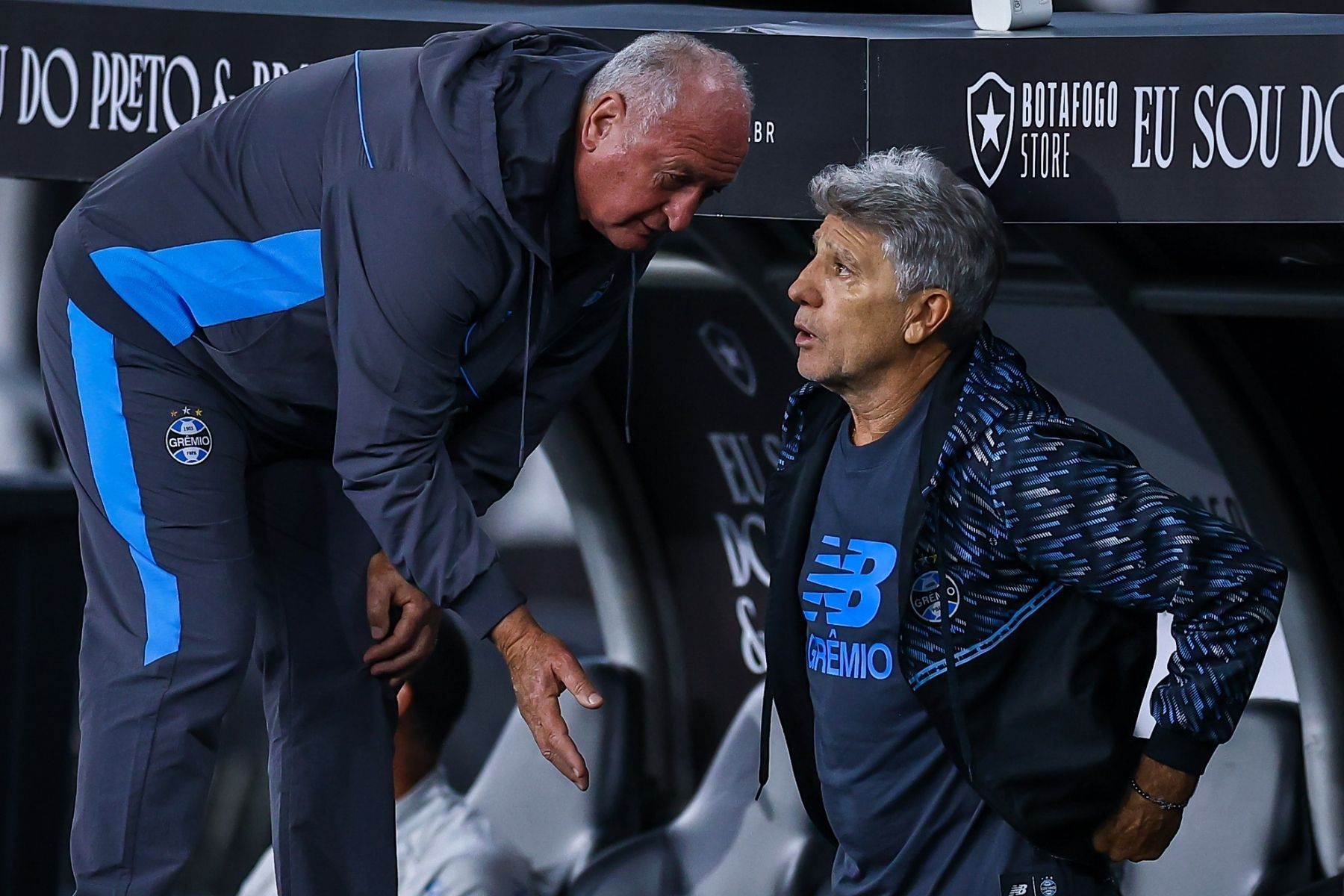 Felipão comenta amizade com Renato Gaúcho após derrota do Grêmio para o Botafogo
