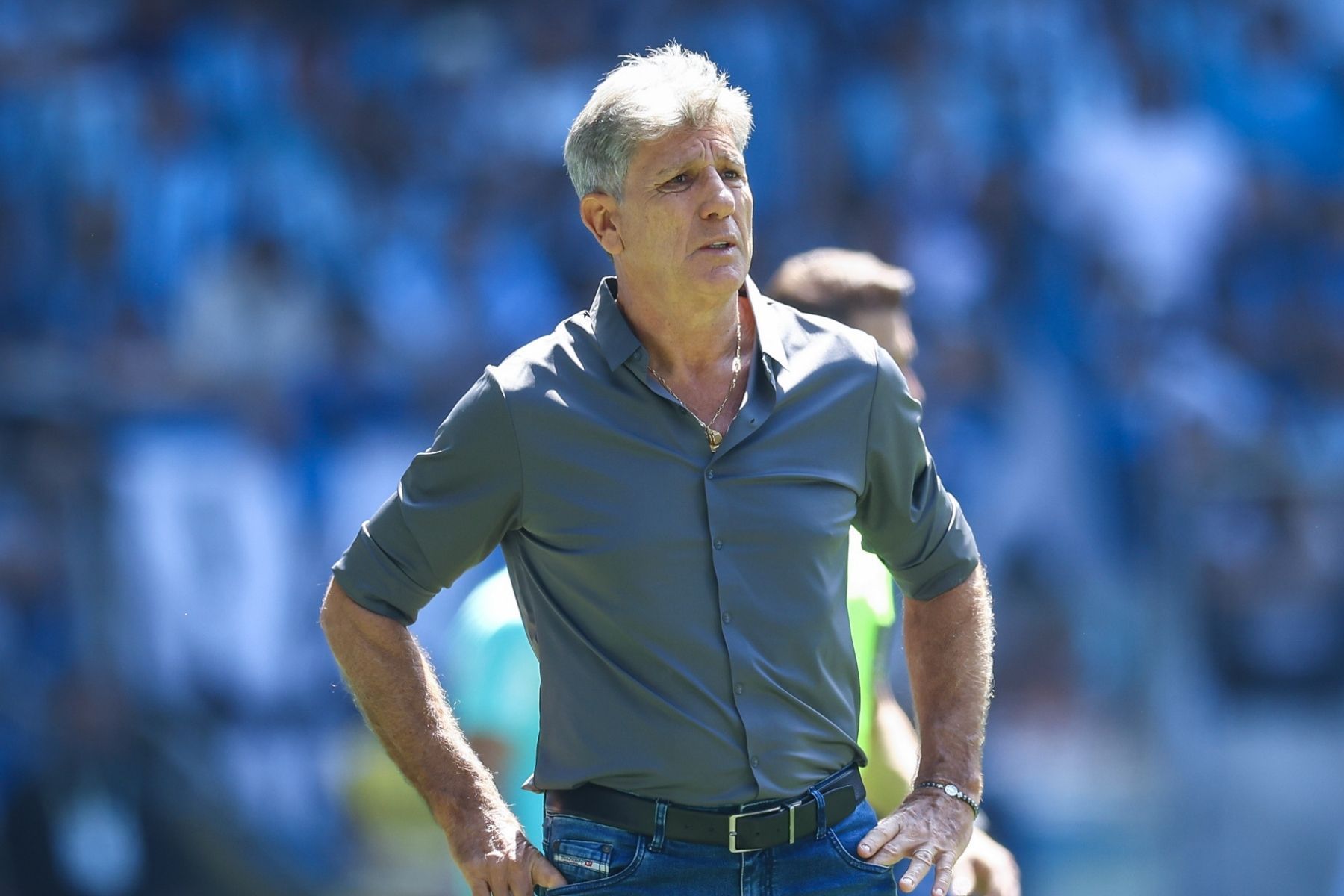 Renato Gaúcho revela estratégia para o Grêmio segurar o Palmeiras e exalta torcida