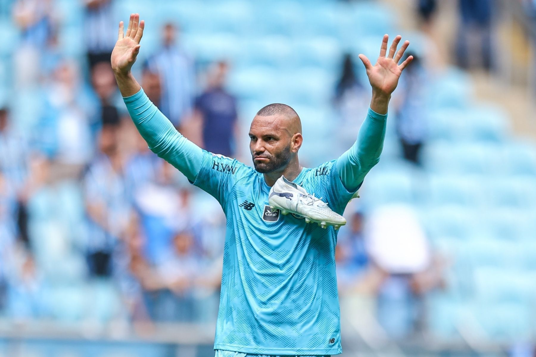 Veja os números de Weverton em atuação 'de gala' pelo Grêmio contra o Palmeiras