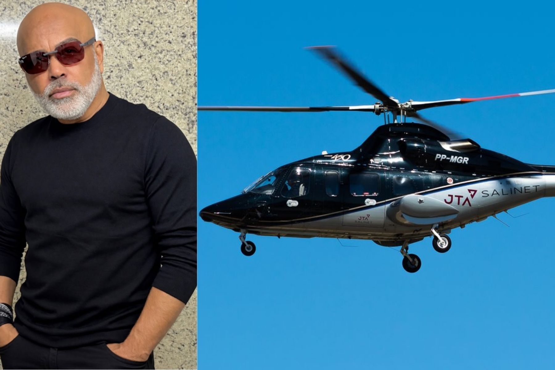 Saiba qual o modelo do helicóptero que desapareceu com cantor Rick em Santa Catarina