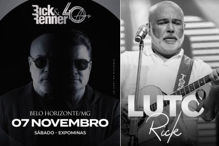 Rick e Renner fariam show da 'Turnê 40 Anos' em BH, no mês de novembro
