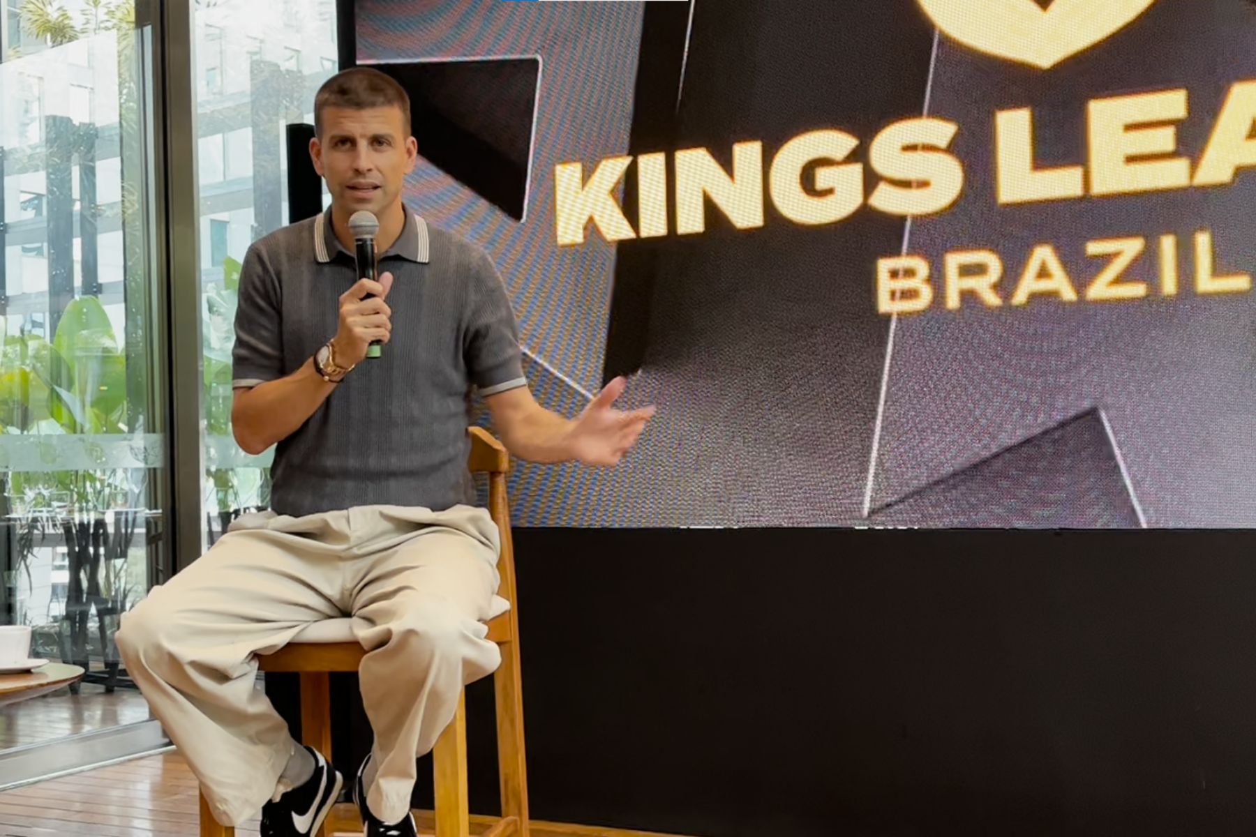 Kings League conversa com clubes do Brasil e quer ter futebol feminino, revela Piqué
