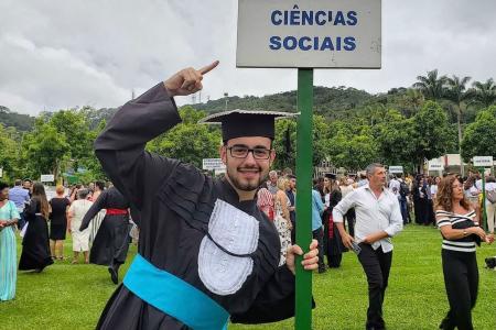 Daniel Cabral, formado pela UFV • Arquivo/ Cedida à Itatiaia