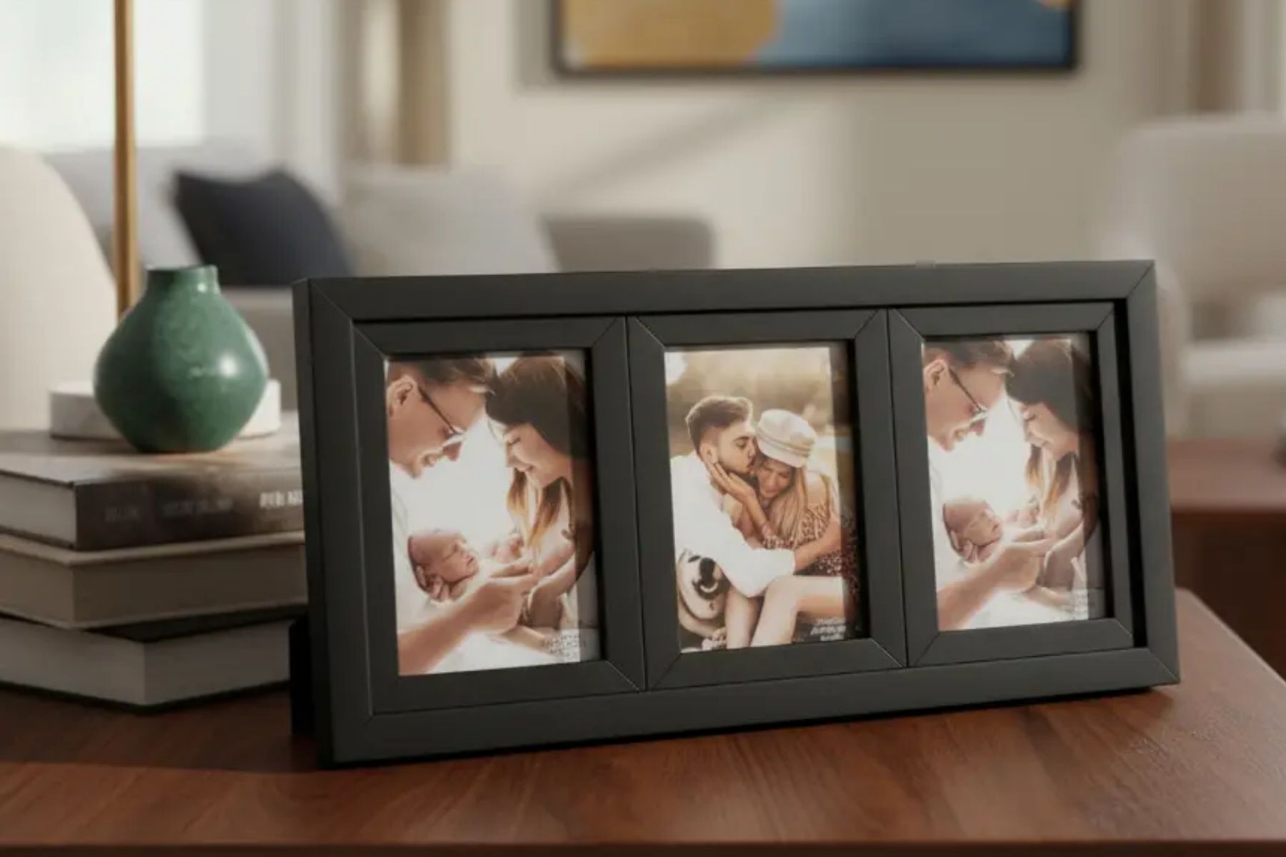 Adeus às molduras tradicionais empilhadas: a nova forma de exibir fotografias em casa