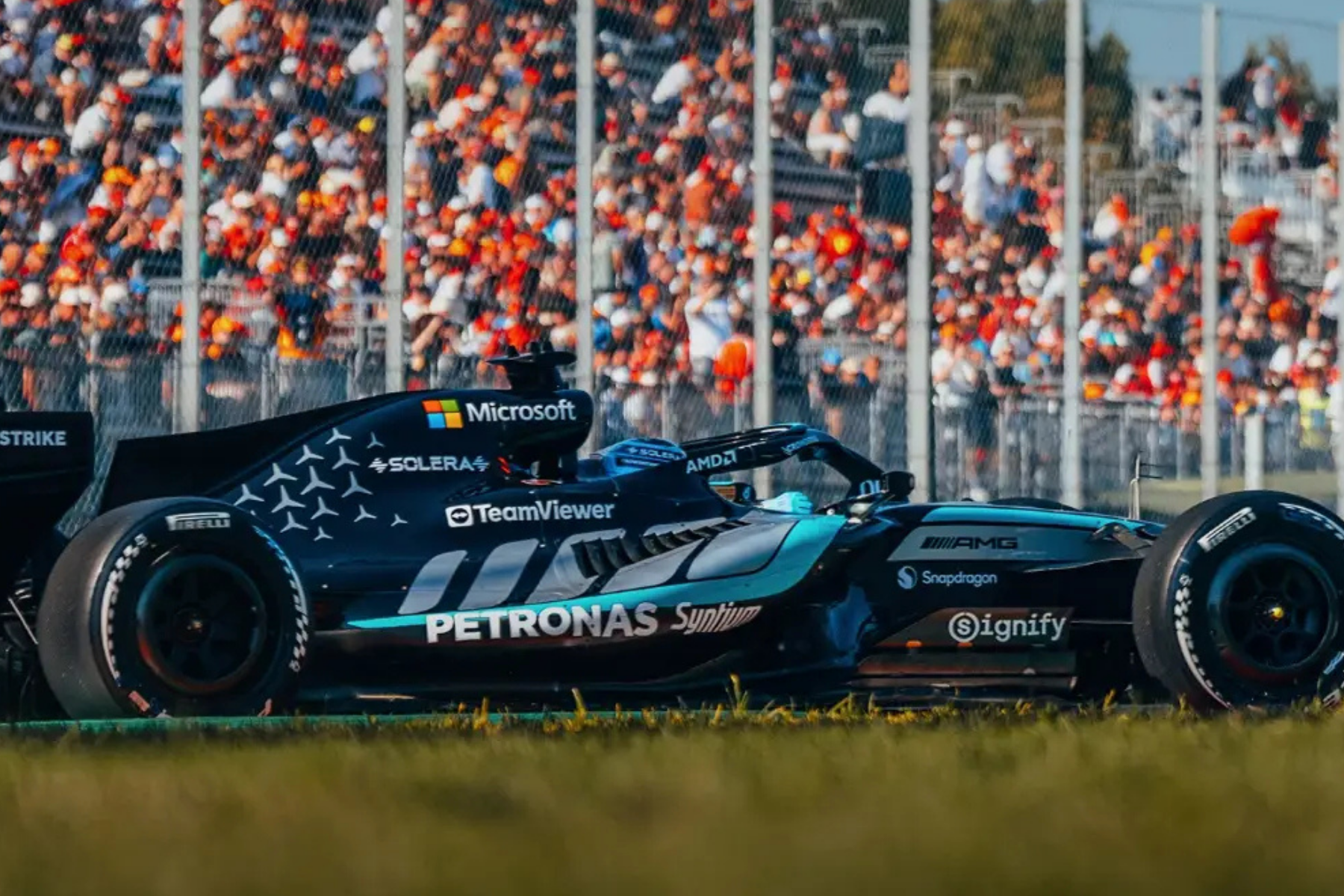 GP da Itália: Russell lidera último treino, e Bortoleto melhora na classificação
