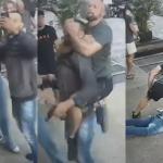 Vídeo: delegado dá mata-leão em homem que perseguia a ex na Savassi, em BH