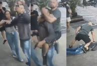 Vídeo: delegado dá mata-leão em homem que perseguia a ex na Savassi, em BH