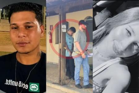 Marco Antônio do Nascimento de Souza, principal suspeito de matar a ex, Ana Beatryz Gomes se entregou a polícia nesta sexta (11) • Reprodução / Itatiaia
