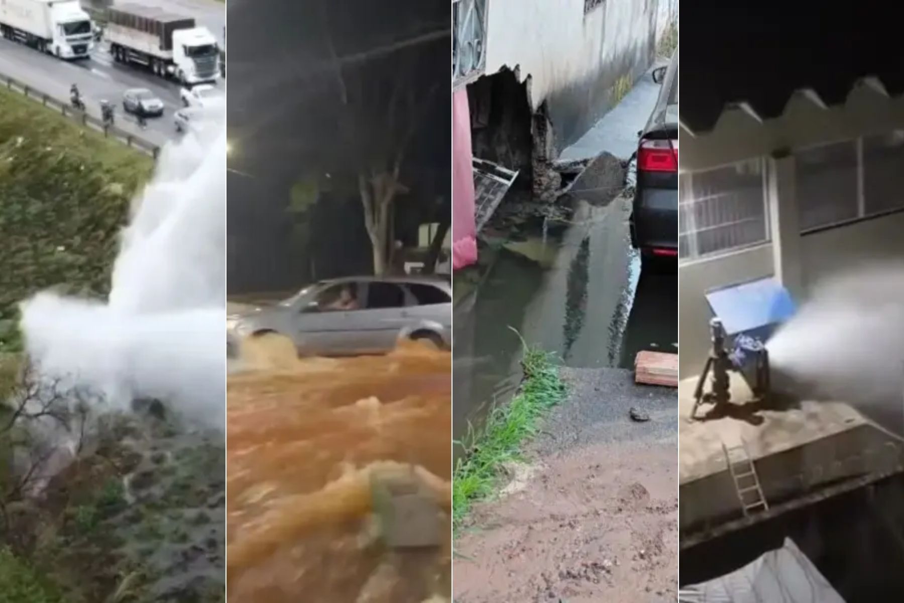 Copasa atribui sequência de vazamentos na Grande BH ao frio; entenda