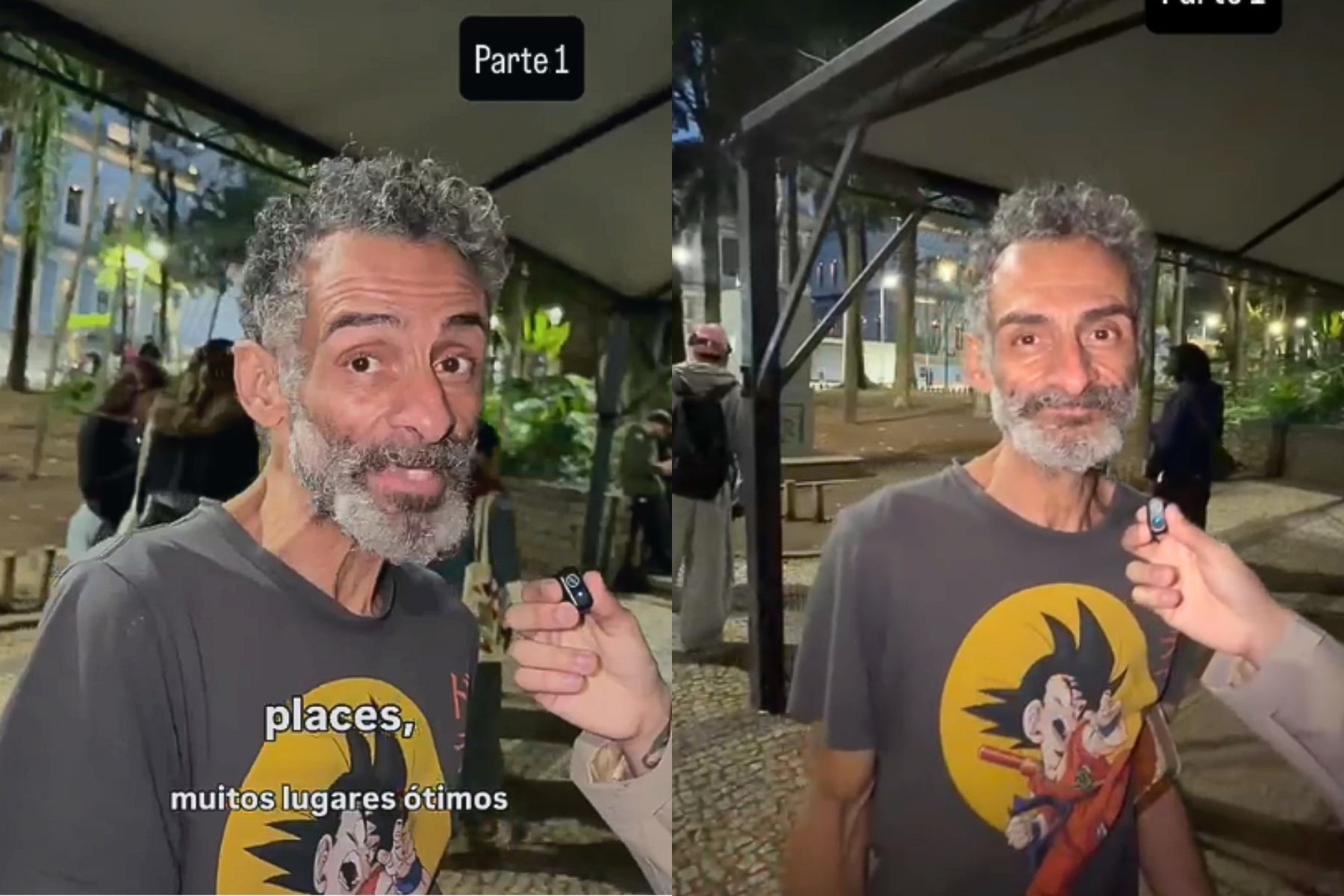 Vídeo: jovem entrevista morador de rua que fala três idiomas em Juiz de Fora