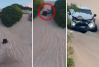 Vídeo: veículos 4x4 batem de frente em duna na Grande Natal