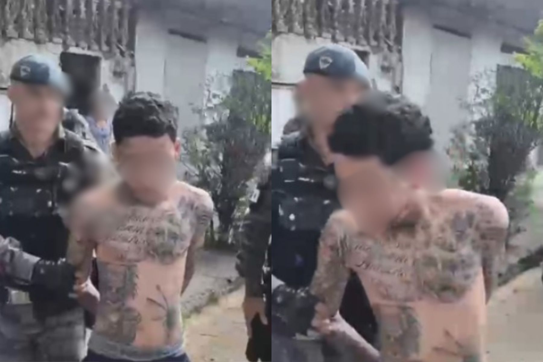 Vídeo: mulher bate no rosto de suspeito de manter companheira e filha de quatro meses em cárcere privado