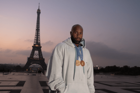 Teddy Riner conquistou duas medalhas nos Jogos Olímpicos de Paris em 2024