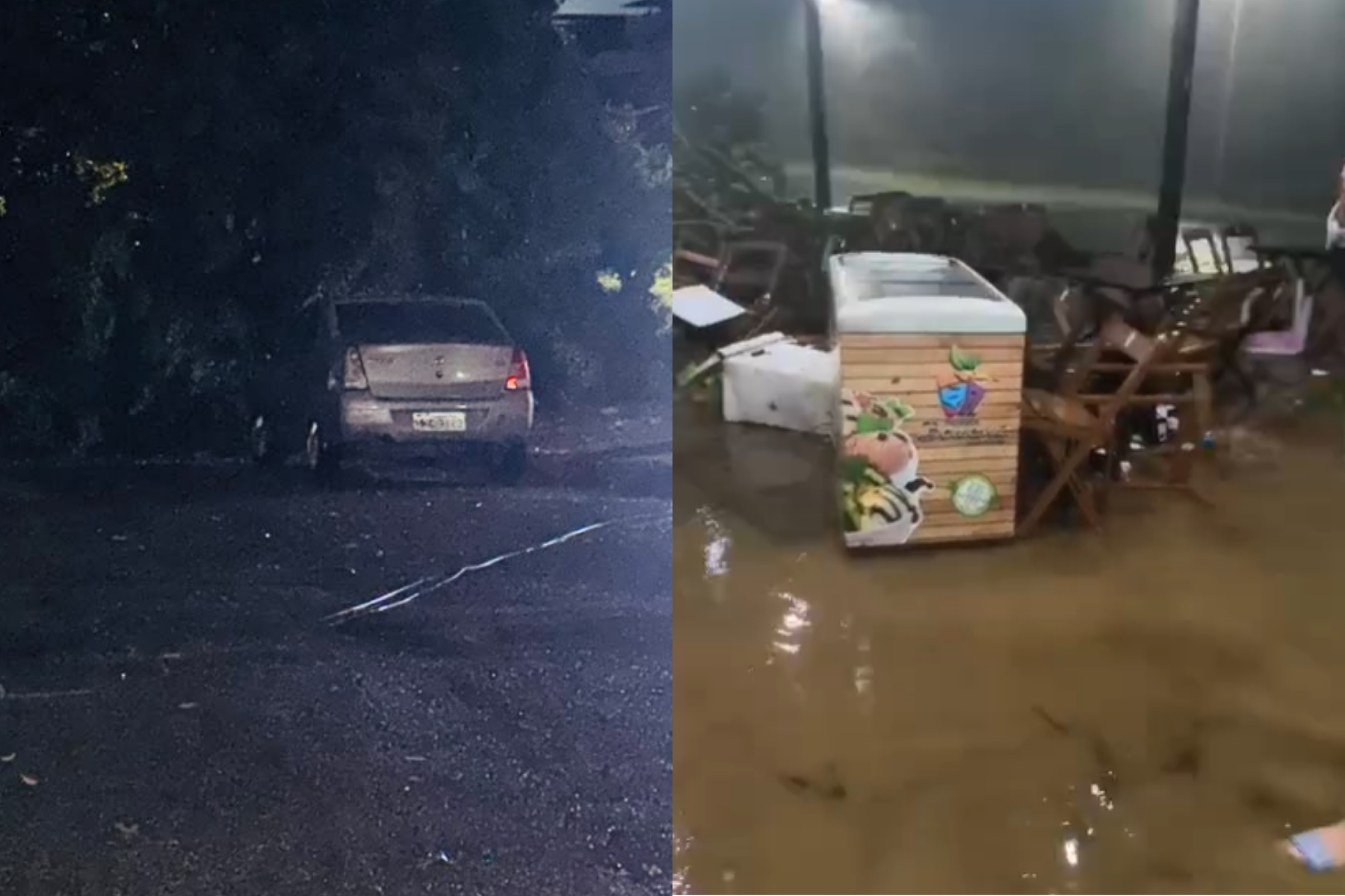 Temporal provoca alagamentos, destelhamentos e queda de árvores em Ipatinga; veja vídeo