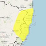 Tempestade em MG, ES e BA: confira a lista das 182 cidades sob alerta