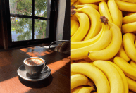 Misturar café usado com casca de banana e água: o método caseiro que virou solução