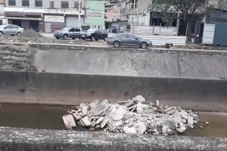 Material está localizado no Córrego do Onça, na Região Nordeste da capital mineira