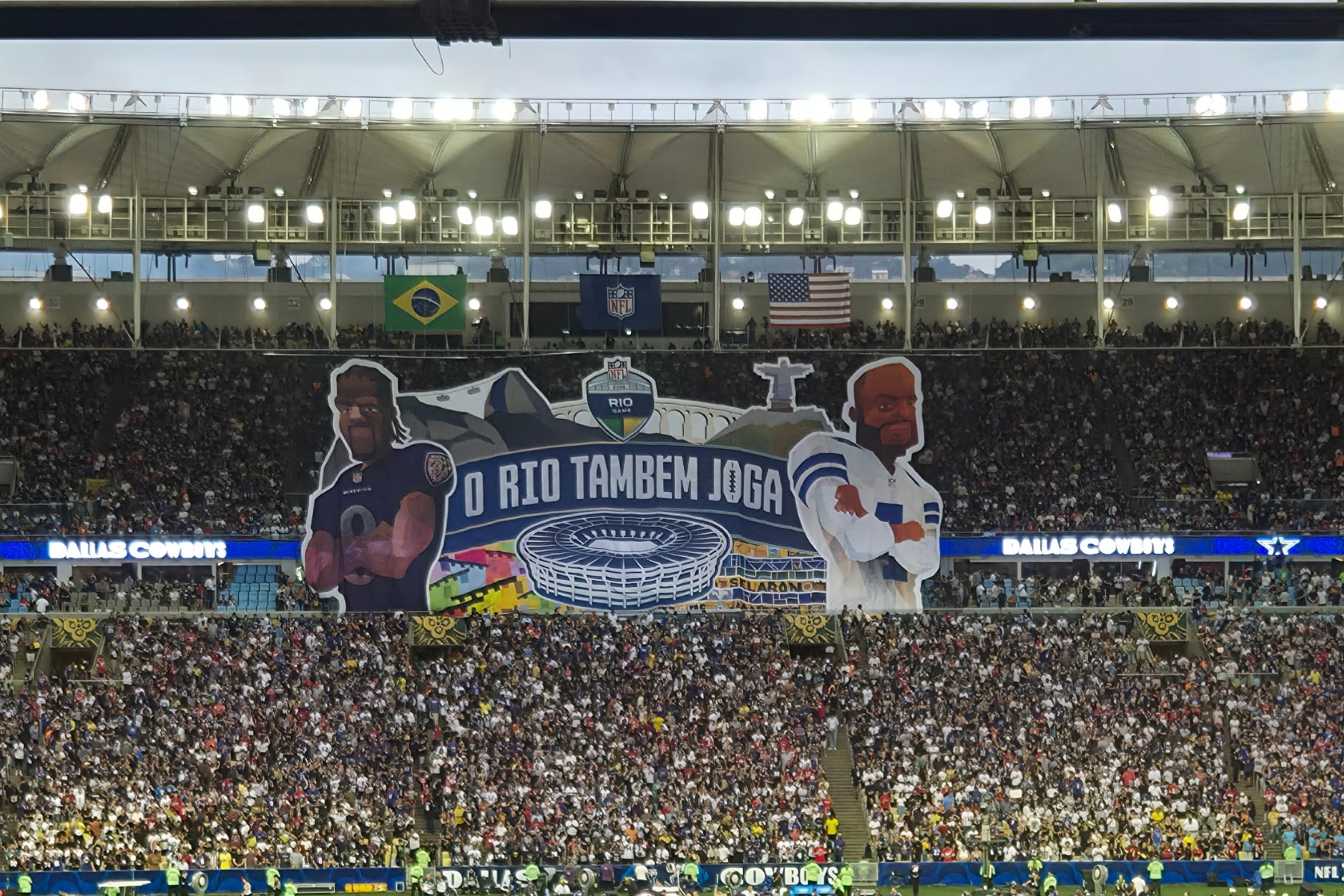 NFL Rio Game bate recorde de público da liga no Brasil; veja ranking