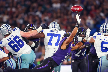 Cowboys e Ravens se enfrentaram neste domingo (27), no Maracanã • Reprodução/X/Ravens
