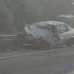 Motorista morre após carro bater de frente com carreta na MG-050, em Divinópolis