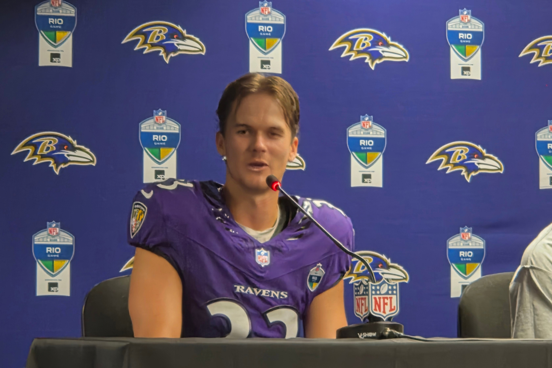 NFL Rio Game: herói dos Ravens revela improviso em comemoração inspirada em CR7