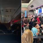 Vídeo: passageiros comemoram pouso no Aeroporto de Confins, após horas de transtornos