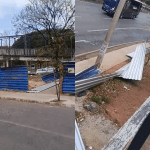 Moradores denunciam paralisação e problemas na estrutura de passarela do metrô Calafate, em BH